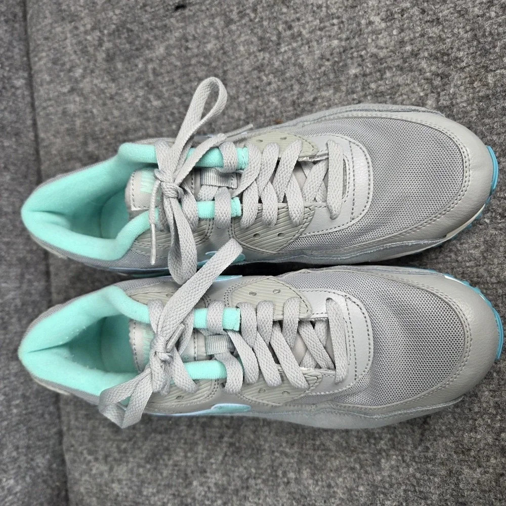 Nike Air Max 90 Essential Wolf Grey Photo Blue Women's 9.5 616730-011
